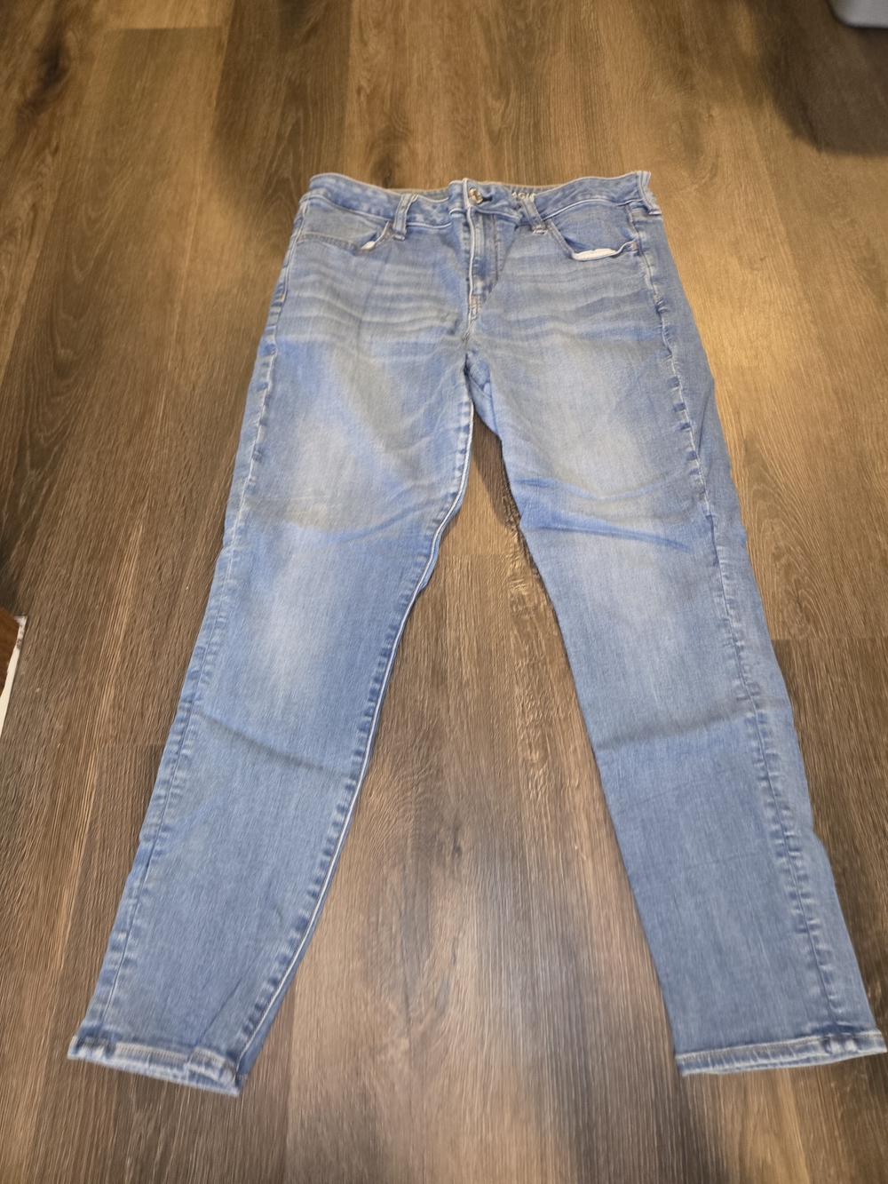 American Eagle Light Blue Women's Stretch Jeans Size 16